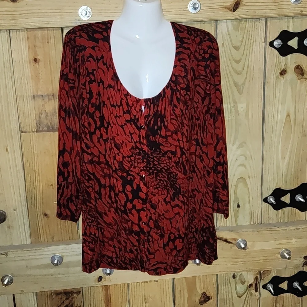 Cato Womans Blouse Shirt Size 22/24W - Picture 1 of 4